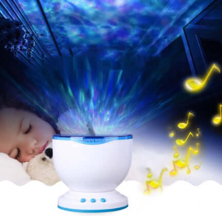 Ocean Wave Projection Lamp LED – Relaxing Ambient Night Light