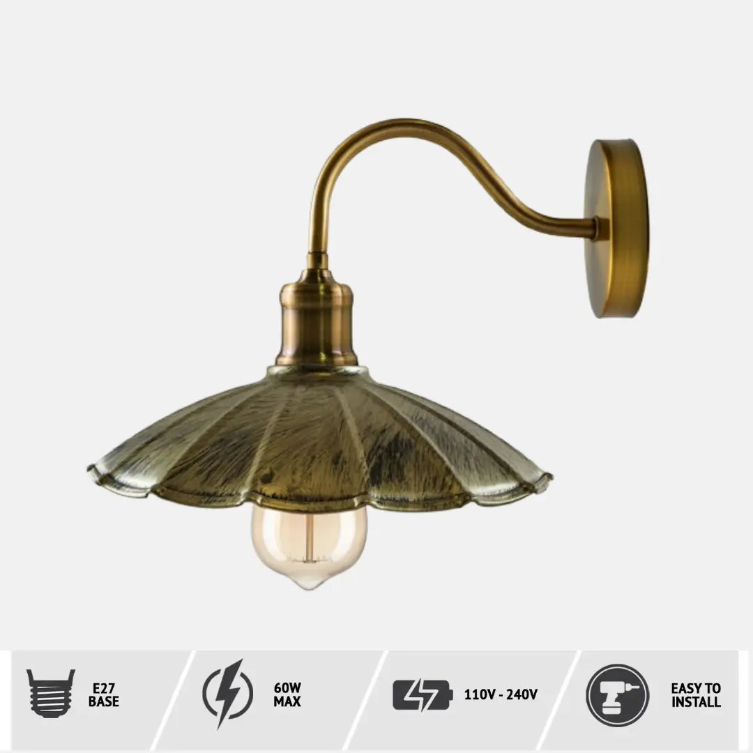 Wall Lamp Indoor Home Retro Lights Fixture Decorative Mounted Lights~1500-2