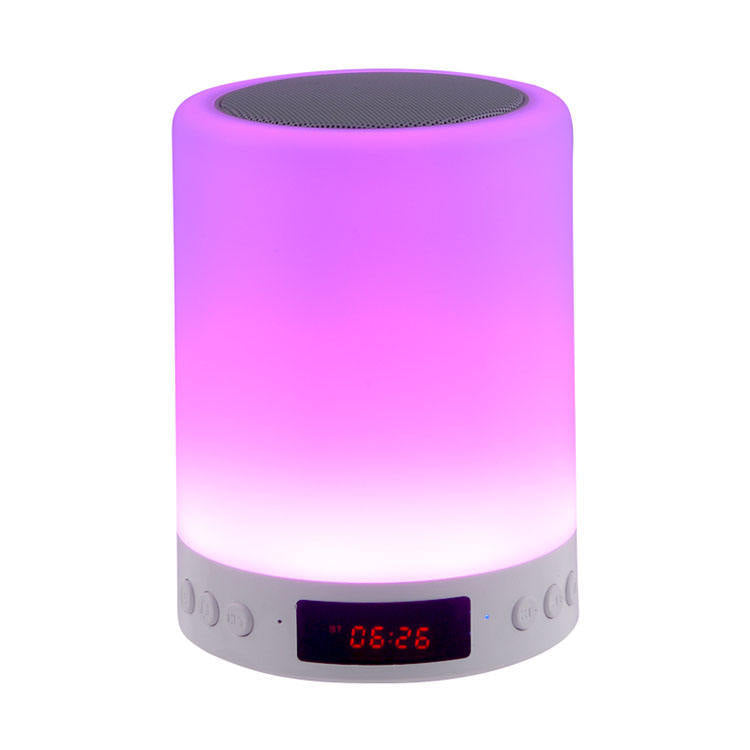 Smart music Speaker Night Light with Alarm
